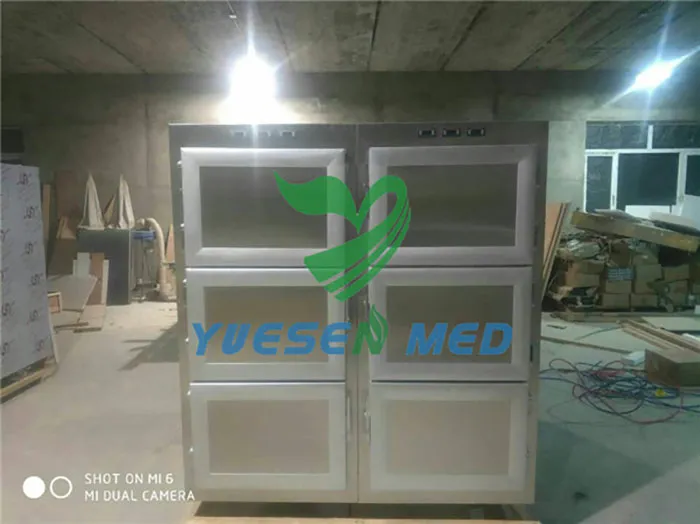 YSENMED Mortuary Refrigerator with Danfoss Compressor to Kenya