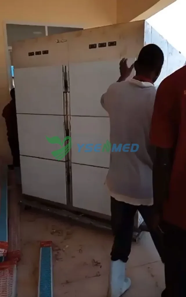 Customized ysenmed mortuary freezer