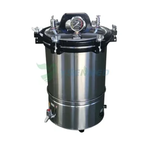Portable pressure steam sterilizer